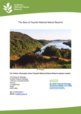 The Story of Taynish National Nature Reserve