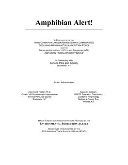 Amphibian Alert! ______