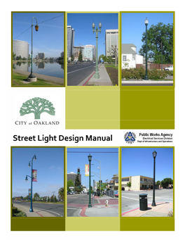 Street Light Design Manual Preface