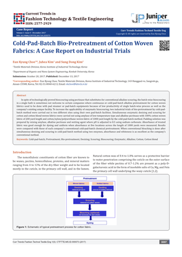 Cold-Pad-Batch Bio-Pretreatment of Cotton Woven Fabrics: a Case Report on Industrial Trials