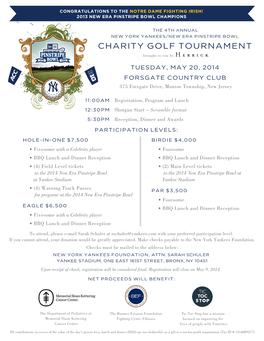 Charity Golf Tournament