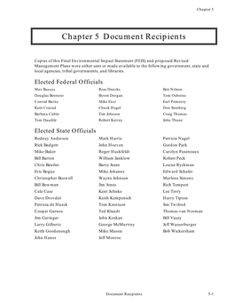 Chapter 5 Document Recipients