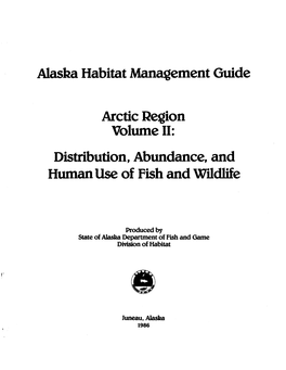 Arctic Region Human Use of Fish and Wildlife