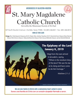 St. Mary Magdalene Catholic Church Served by the Missionary Society of St