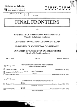 Final Frontiers