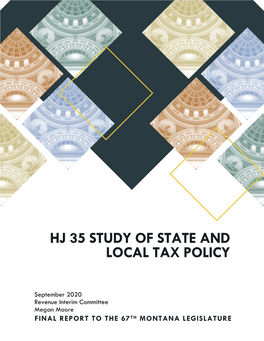 Hj 35 Study of State and Local Tax Policy