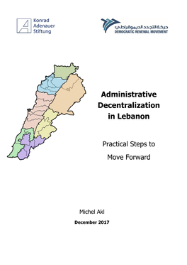 Administrative Decentralization in Lebanon