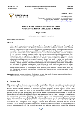 Market Model with Positive Demand Curve Overthrows Marxist and Keynesian Model