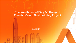 Apr 2021 Transaction Introduction Founder Group