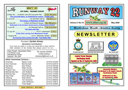 May 2009 'Dedicated to the Aviation Achievments of Martlesham Airfield' 3 July 09'