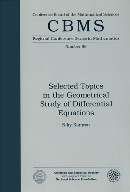 Selected Topic S in the Geometrica L Study of Differentia L Equations