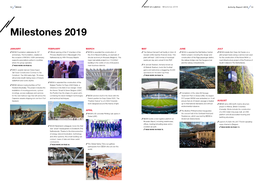 Milestones 2019 Activity Report 2019 13