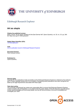 Edinburgh Research Explorer