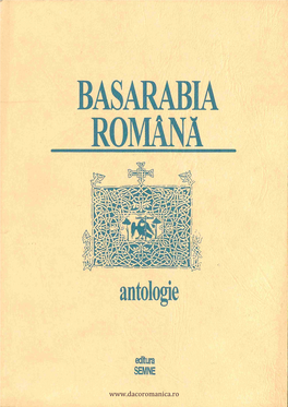 Basarabia Română. Antologie. 1996