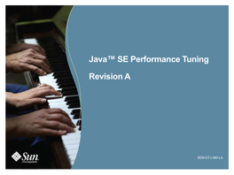 Java™ SE Performance Tuning Revision A