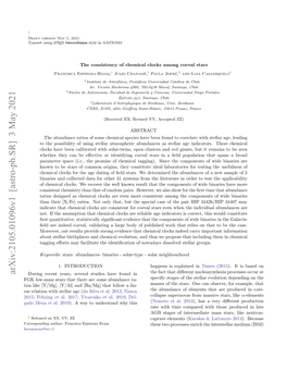 Arxiv:2105.01096V1 [Astro-Ph.SR] 3 May 2021