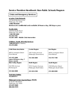 NPSP Service Providers Handbook