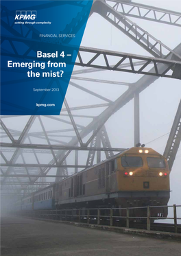 Basel 4 – Emerging from the Mist? | 1