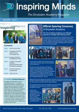 The Droylsden Academy Magazine