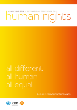 Different All Human All Equal