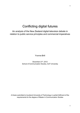 Conflicting Digital Futures