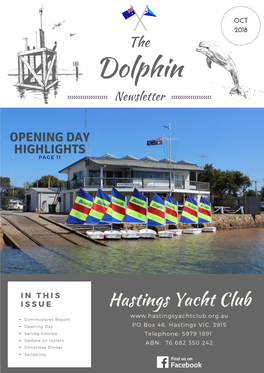 HYC Dolphin October 2018