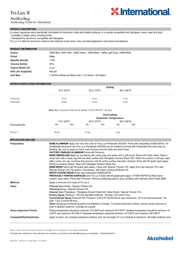 Tri-Lux II Antifouling Antifouling Paint for Aluminum