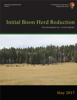 Initial Bison Herd Reduction