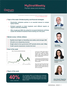 Topic of the Week: Dividend Policy and Financial Strategies Market