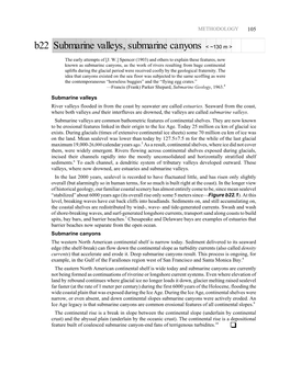 B22 Submarine Valleys, Submarine Canyons < ~130 M >