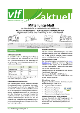 Mitteilungsblatt