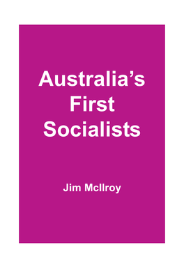 Australia's First Socialists