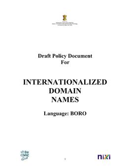 Internationalized Domain Names-Boro