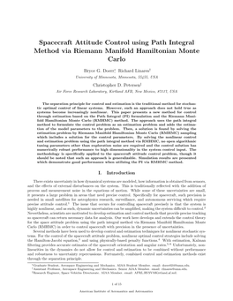 Spacecraft Attitude Dual Control Using Path Integral Method