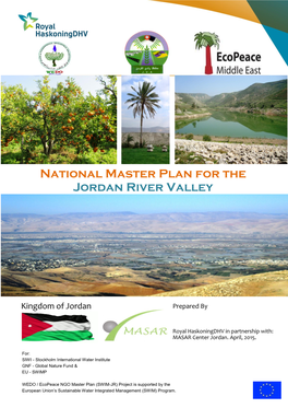 National Master Plan for the Jordan River Valley