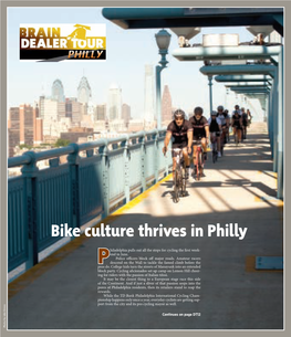 Bike Culture Thrives in Philly