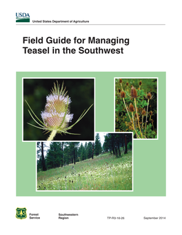 Field Guide for Managing Teasel in the Southwest