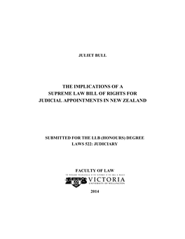 Reforming the Law on Extrajudicial Speech: Is