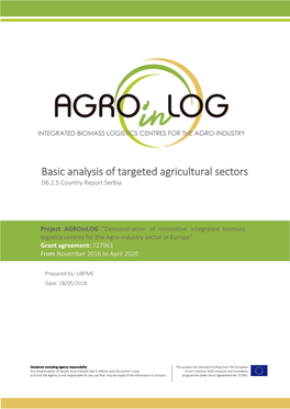 Basic Analysis of Targeted Agricultural Sectors D6.2.5 Country Report Serbia