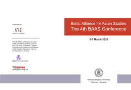 The 4Th BAAS Conference