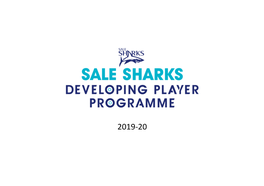 Sale Sharks Academy DPP Strategic Plan 2019-20 1