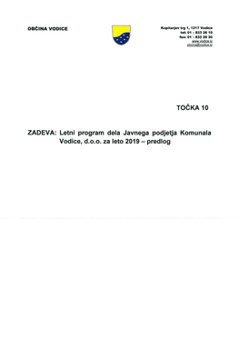 Tocka 10 Zadeva