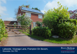 Lakeside, Vicarage Lane, Frampton on Severn, Gloucester, GL2 7EE