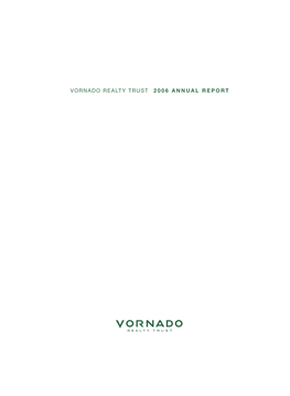 Vornado Realty Trust 2006 Annual Report Vornado Company Profile