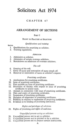 Solicitors Act 1974