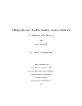 Buddhist Sacrifice, the Gcod Ritual, and Expressions of Orthodoxy Written by Henry M