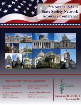 5Th Annual AACU State Society Network Advocacy Conference