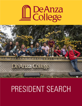 PRESIDENT SEARCH Table of Contents