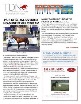 Pair of $1.2M Juveniles Headline Ft Gulfstream