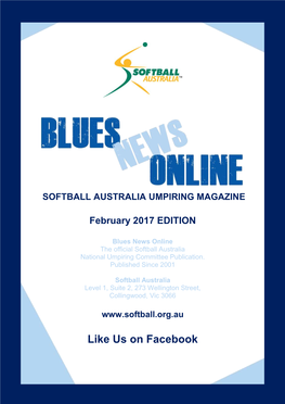 Softball Australia Umpiring Magazine
